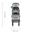 Matkarattaat BRITAX Flylite Sage Green, mahtuu käsimatkatavaroihin. - Matkarattaat ja lastenrattaat - 2000041984 - 9