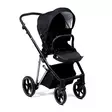 Nord Active LUX rattaat Chrome/Black Grip, Caviar Black. - Lastenvaunut ja yhdistelmävaunut - 287147YHD4 - 2