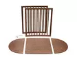Stokke Sleepi Bed Extension V3 lisäpalat Warm Brown. - Stokke Sleepi tuotteet - 592104 - 1