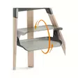 Syöttötuoli Stokke Clikk Bamboo Glacier Green, kaksi eri korkeutta jalkatuelle. - Syöttötuolit - 695804 - 3