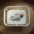 Stokke Nighti Mini Vanilla White vastasyntyneestä noin 6 kk ikään saakka. - Pinnasängyt ja lastensängyt - 705402bund4 - 3