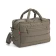 Hoitolaukku Done by Deer Quilted bag Taupe, toisella puolella tasku vetoketjulla. - Hoitolaukut ja organizerit - 7063604 - 3