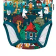 Martinex Muumi Pidot Body sininen, haaraosassa painonapit. - Bodyt ja paidat - 72588604 - 3