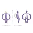 Matchstick Monkey Teething purulelu Purple, pehmeää silikonia. - Purulelut - 910-014 - 3