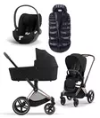 Cybex Priam 4 starttipaketti 4 in 1 Rosegold, Sepia Black. - Lastenvaunut ja yhdistelmävaunut - 521002337STASBL4 - 1