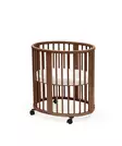 Stokke Sleepi Mini V3 pinnasänky Warm Brown patjalla. - Stokke Sleepi tuotteet - 591304 - 3
