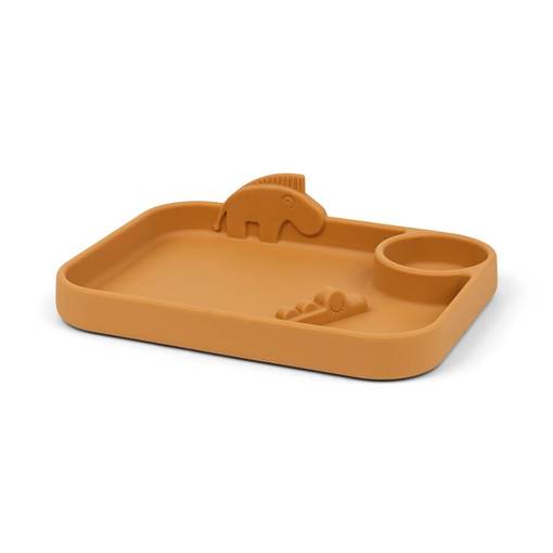 Mustard v=C3=A4riss=C3=A4 silikonilautanen - Lautaset ja kulhot - 1719844 - 1