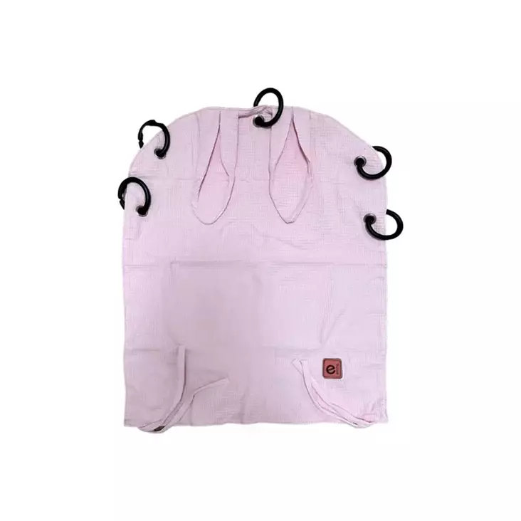 Emma kuomuverho Pupu pinkki. - Vaunuverhot ja kiinnitysrenkaat - 0983174-14 - 1