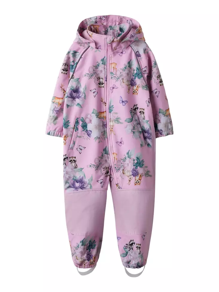 Softshell haalari Name It Alfa Pink Lavender. - Lasten välikausihaalarit - 13236674 - 1