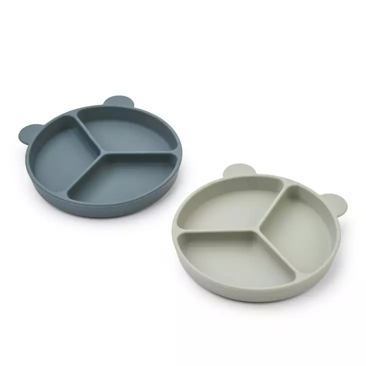Liewood Stacy silikonilautanen 2-pack. - Lautaset ja kulhot - 15122-1744 - 1