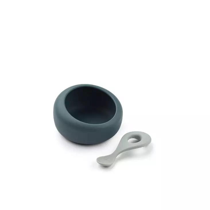 Liewood Sparia Kulho&Lusikka Whale Blue, Dove Blue. - Lautaset ja kulhot - 20335-1744 - 1