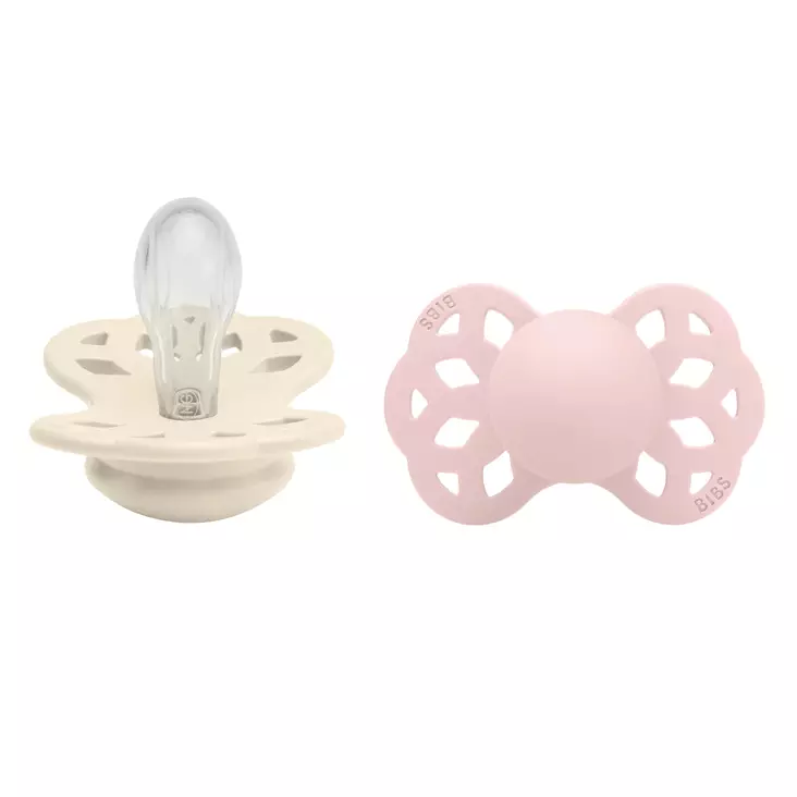 Bibs Infinity silikonitutit Ivory/Blossom. - Tutit ja tuttinauhat - 265114 - 1