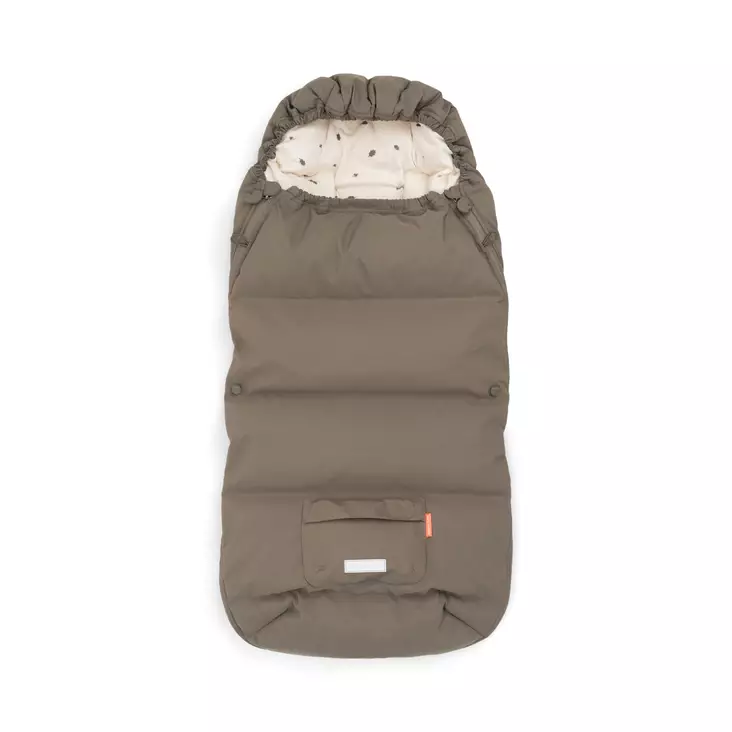 Done By Deer Footmuff lämpöpussi 0-3v. Taupe - Lämpöpussit rattaisiin - 7163014 - 1