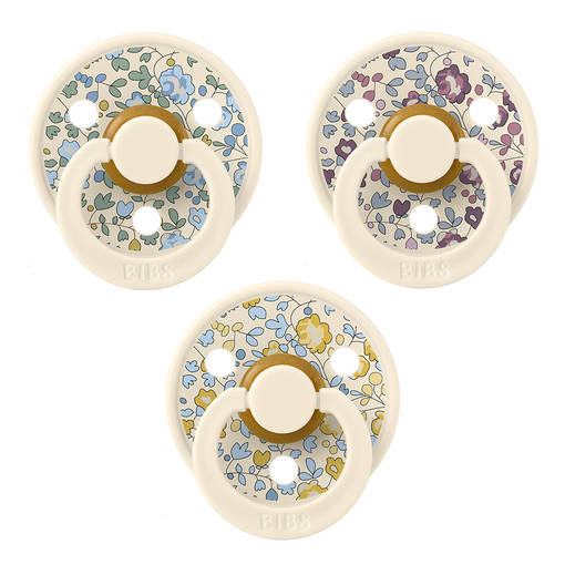 Bibs x Liberty luonnonkumitutti 3 pack Eloise. - Tutit ja tuttinauhat - 81344 - 1