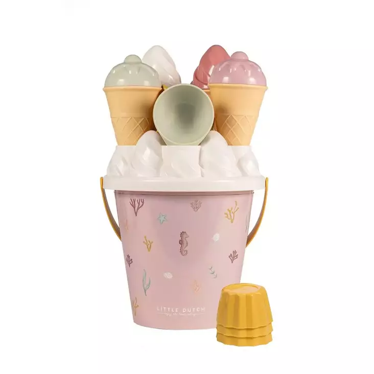 Little Dutch rantalelusetti Ice Cream Pink. - Muovailuvahat ja hiekkalelut - LD2012314 - 1