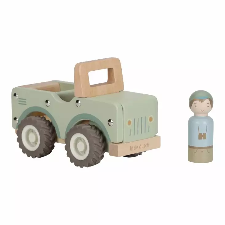 Little Dutch jeep hahmolla Safari Friends - Puulelut - LD7484 - 1