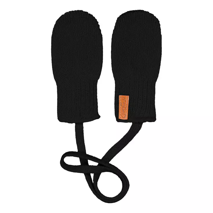 Gugguu Puuvillalapaset Baby Mittens Black. - Lasten hanskat ja rukkaset - SS25CO724 - 1