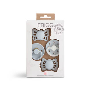 Frigg Baby=C2=B4s first pacifiers 4-pack Powder Blue. - Tutit ja tuttinauhat - 101485 - 1