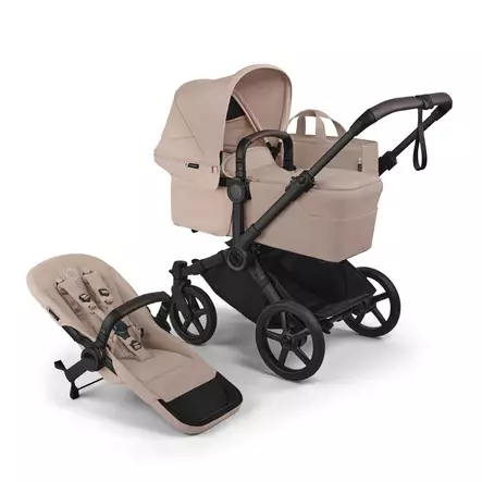 Bugaboo Donkey 6 yhdistelmävaunut Single Black/Desert Taupe. - Lastenvaunut ja yhdistelmävaunut - 100370005 - 1
