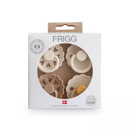 Frigg silikonitutit 4-pack 0-6 kk, Snowflake Dream. - Tutit ja tuttinauhat - 101895 - 1