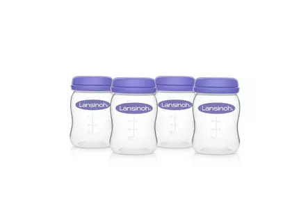Lansinoh maidonsäilytyspullot 4 kpl. - Tuttipullot ja pullotutit - 20415 - 1