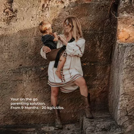 Wildride kantoreppu taaperolle Basic Brown on nopea ja helppo käyttää. - Kantoreput - 2510015 - 2