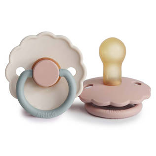 Luonnonkumitutti Frigg Daisy 2 pack Blush/Cottton Candy. - Tutit ja tuttinauhat - 76221485 - 1