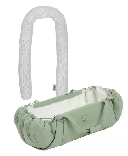 Najell SleepCarrier vol.5 kantokassi Agave Green ja reducer pienennin. - Vaunukopat ja kantokassit - N20115501PAK5 - 1