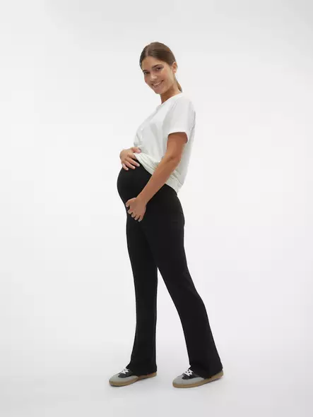 Mamalicious Brynja Jersey Leggings Black naisella. - Äitiyshousut ja legginsit - 20020135 - 2