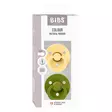 Bibs luonnonkumitutti 2 kpl 0-6 kk Pale Butter/Wasabi, pakkaus. - Tutit ja tuttinauhat - 110475 - 3