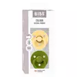 Bibs luonnonkumitutti 2 kpl 6-18 kk Pale Butter/Wasabi, pakkaus. - Tutit ja tuttinauhat - 120475 - 3