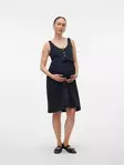 Äitiysmekko Mamalicious Levi Lia Black sopii arkeen. - Äitiysmekot, tunikat ja hameet - 20020355 - 5