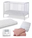 Starttipaketti NordBaby Lassio 2in1 white. - Pinnasängyt ja lastensängyt - 273796STA5 - 1