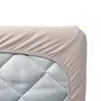 Tinynord bambu muotolakana pinnasänkyyn Beige 60x120 cm. - Pussilakanat ja aluslakanat - 305005 - 1