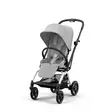 Matkarattaat Cybex Eezy S Twist+ 2 Fog Grey kasvot menosuuntaan edest=C3=
=A4. - Matkarattaat ja lastenrattaat - 524000095 - 9
