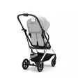 Matkarattaat Cybex Eezy S Twist+ 2 Fog Grey kasvot menosuuntaan takaa.=
 - Matkarattaat ja lastenrattaat - 524000095 - 10