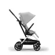 Matkarattaat Cybex Eezy S Twist+ 2 Fog Grey kasvot menosuuntaan. - Matkarattaat ja lastenrattaat - 524000095 - 3