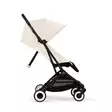 Matkarattaat CYBEX Orfeo Canvas White pystyasennossa. - Matkarattaat ja lastenrattaat - 525000365 - 2