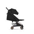 Cybex Coya Style matkarattaat Sepia Black makuuasennossa. - Matkarattaat ja lastenrattaat - 526000615 - 3