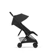 Cybex Coya Style matkarattaat Sepia Black selkänoja pystyssä. - Matkarattaat ja lastenrattaat - 526000675 - 2