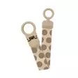 Tuttinauha Bibs Polka Vanilla. - Tutit ja tuttinauhat - 950142245 - 1