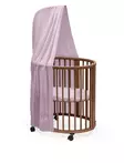Stokke muotolakana Sleepi Miniin V3 Lavender sängyssä. - Pussilakanat ja aluslakanat - 683005 - 2
