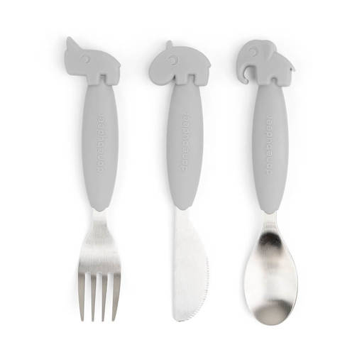 Grey v=C3=A4riss=C3=A4 - Ensilusikat ja lasten aterimet - 1126865 - 1