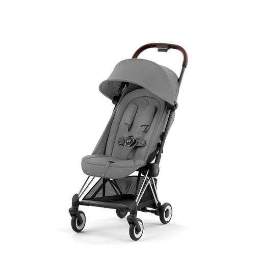 Cybex Coya matkaratas Chrome Brown v=C3=A4riss=C3=A4 Mirage Grey. - Matkarattaat ja lastenrattaat - 522004395 - 1