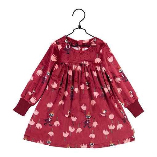 Muumi Tulppaanit Mekko tummanpunainen. - Hameet ja mekot - 72577585 - 1