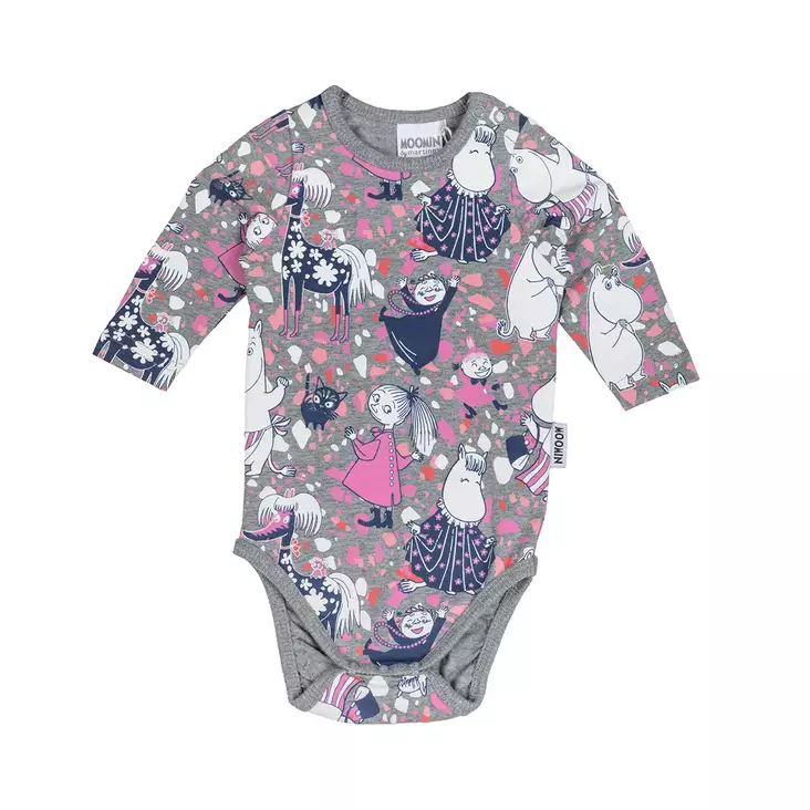 Martinex Muumi Body Hiutaleet harmaa. - Bodyt ja paidat - 72585925 - 1