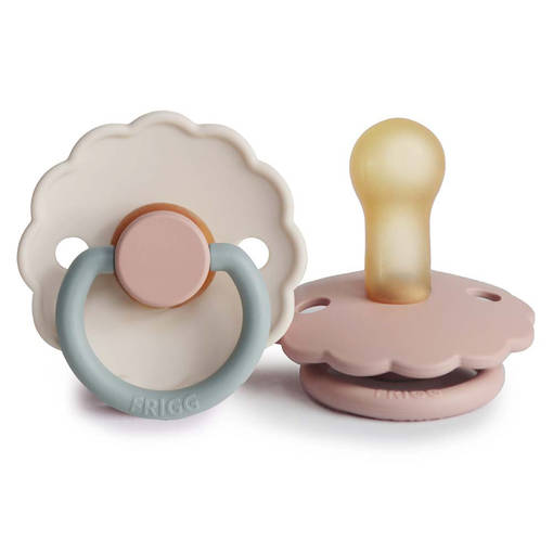 Luonnonkumitutti Frigg Daisy 2 pack Blush/Cotton Candy. - Tutit ja tuttinauhat - 76222485 - 1