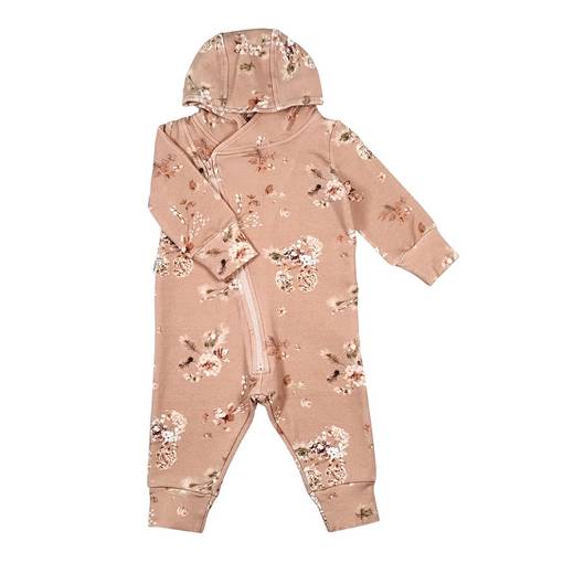 Gugguu collegehaalari lapselle hempe=C3=A4ll=C3=A4 kukka-kuosilla. - Haalarit ja jumpsuitit - GUGBP014-25 - 1