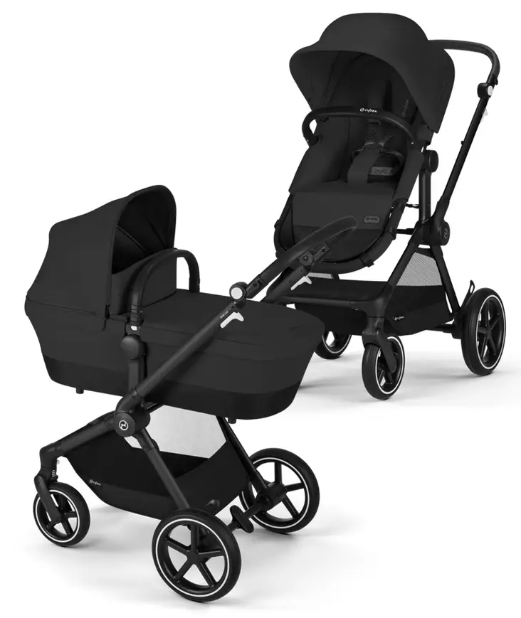 Cybex EOS yhdistelm=C3=A4vaunut Moon Black. - Lastenvaunut ja yhdistelmävaunut - 522003825 - 2