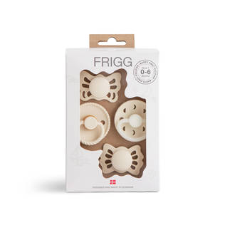 Frigg Baby=C2=B4s first pacifiers 4-pack Cream Moonlight sailing. - Tutit ja tuttinauhat - 101486 - 1